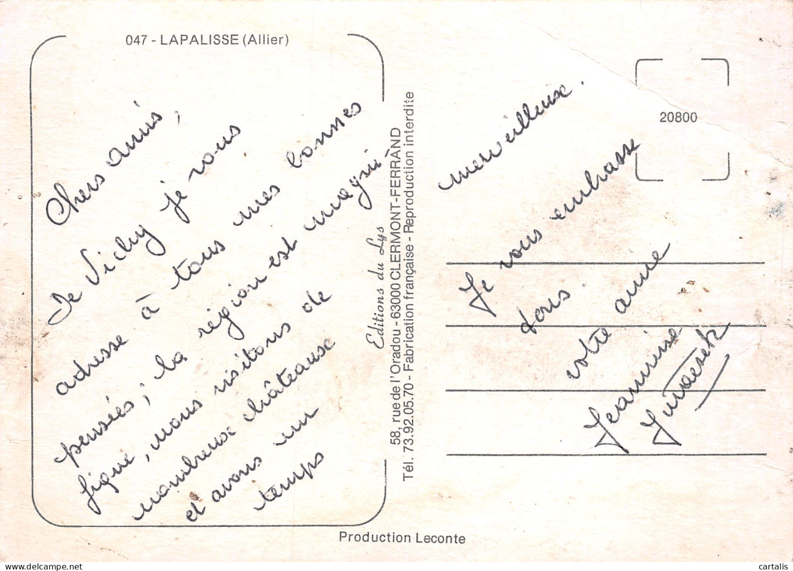 03-LAPALISSE-N°3804-B/0211 - Lapalisse
