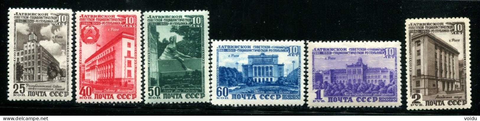 Russia 1950 Mi 1494-99 MNH  ** - Nuevos