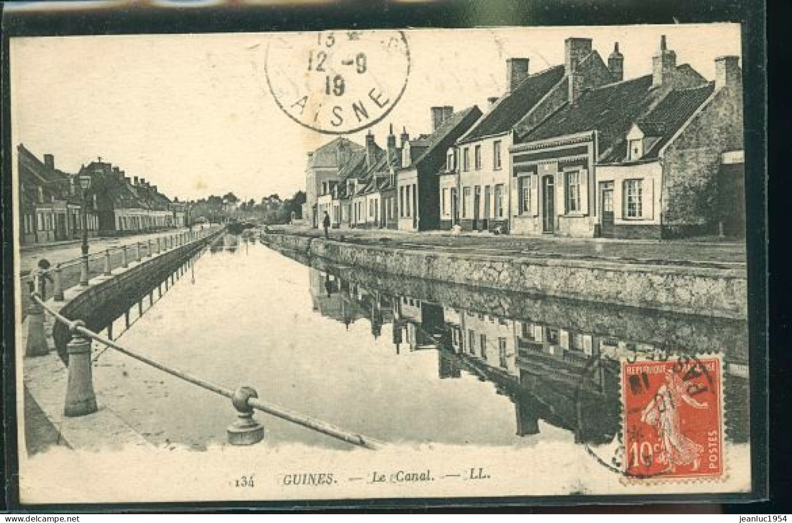 GUINES LE CANAL         (    Mes Cartes Ne Sont Pas Jaunies ) - Guines