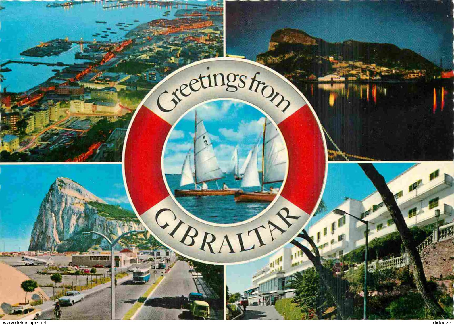 Gibraltar - Multivues - Carte Dentelée - CPM - Voir Scans Recto-Verso - Gibraltar