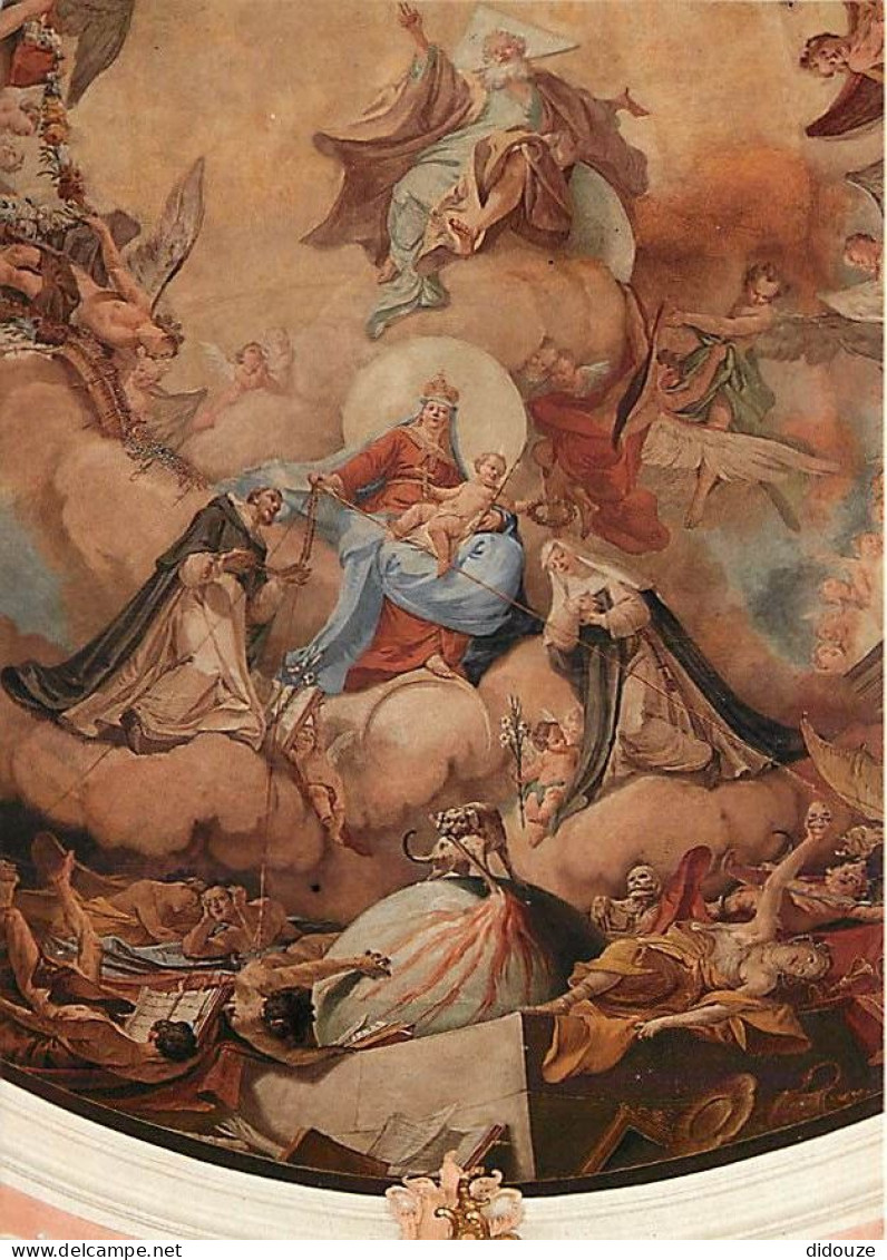 Art - Peinture Religieuse - Matthaus Gunther - Ausschnitt Aus Dem Chorfresko - Pfarrkirche St. Peter Und Paul Oberammerg - Pinturas, Vidrieras Y Estatuas