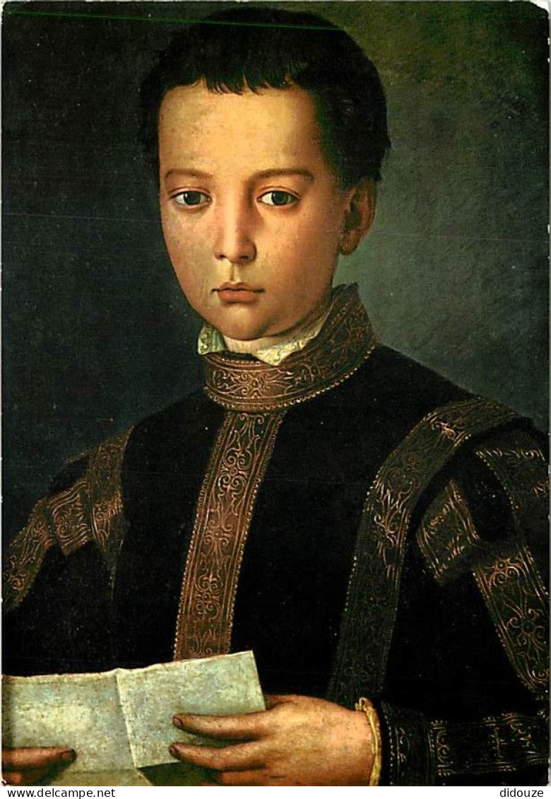 Art - Peinture Histoire - Bronzino (Agnolo Di Cosimo Alton, Detto Il) - Portrait De Ferdinand I De Médicis - CPM - Voir  - Historia