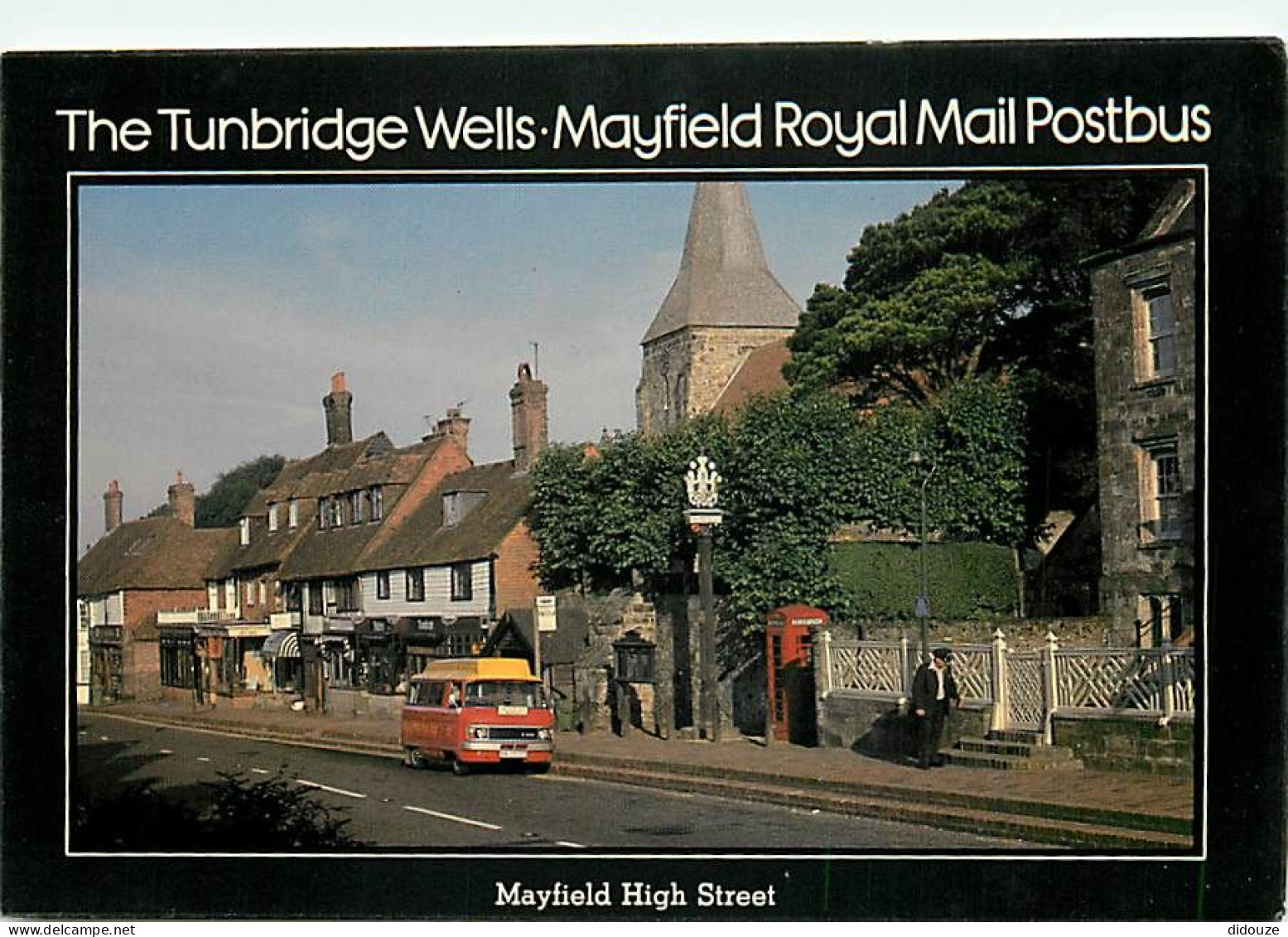 Automobiles - Royaume-Uni - The Tunbridge Wells - Mayfield Royal Mail Postbus - Mayfield High Street - SEPR Postbus Post - PKW