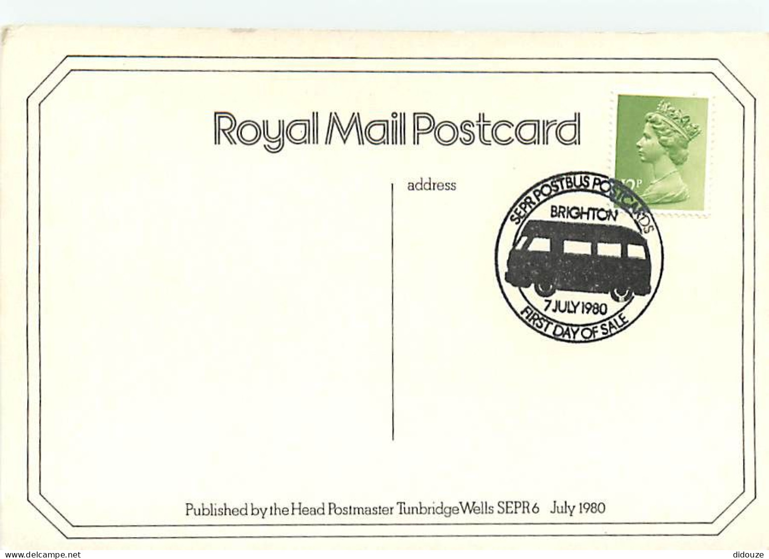 Automobiles - Royaume-Uni - The Tunbridge Wells - Mayfield Royal Mail Postbus - Mayfield High Street - SEPR Postbus Post - PKW