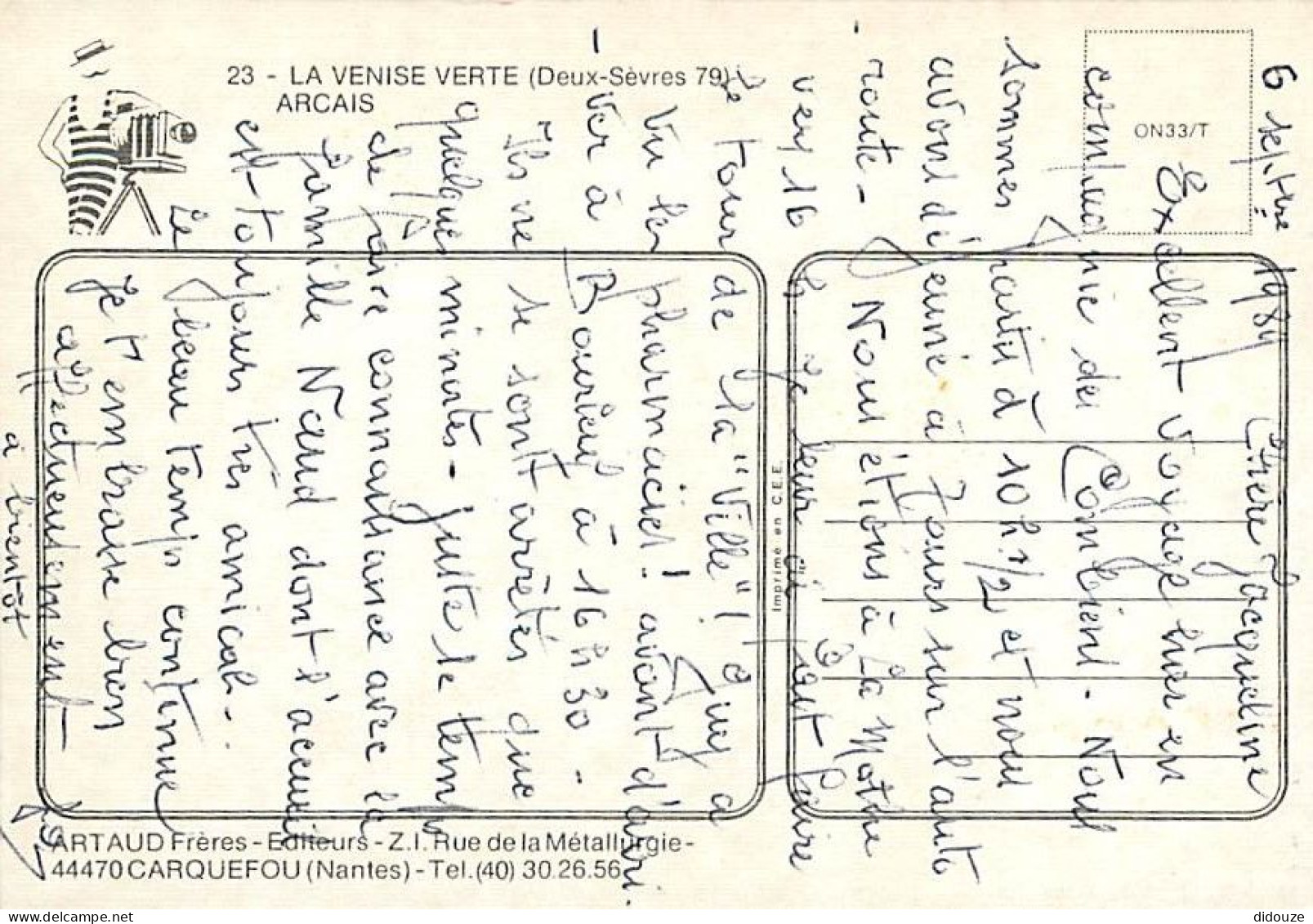 79 - Arçais - Marais Poitevin - Venise Verte - Automobiles - CPM - Voir Scans Recto-Verso - Other & Unclassified