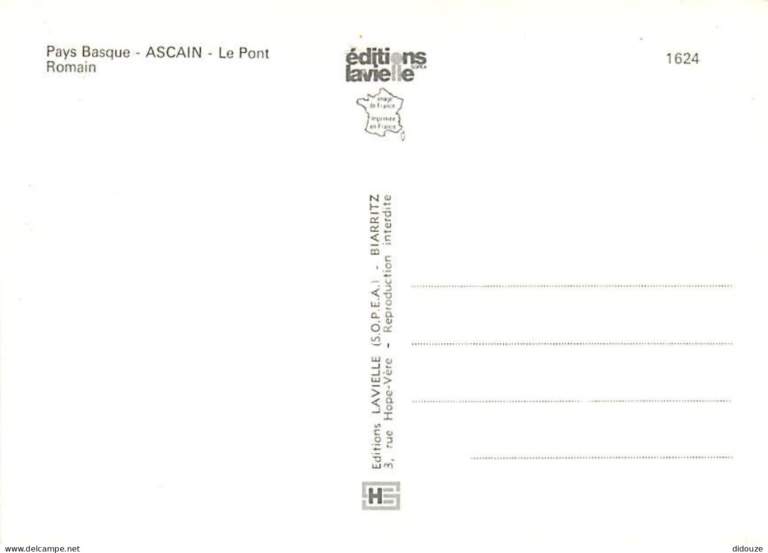 64 - Ascain - Le Pont Romain - Carte Neuve - CPM - Voir Scans Recto-Verso - Ascain