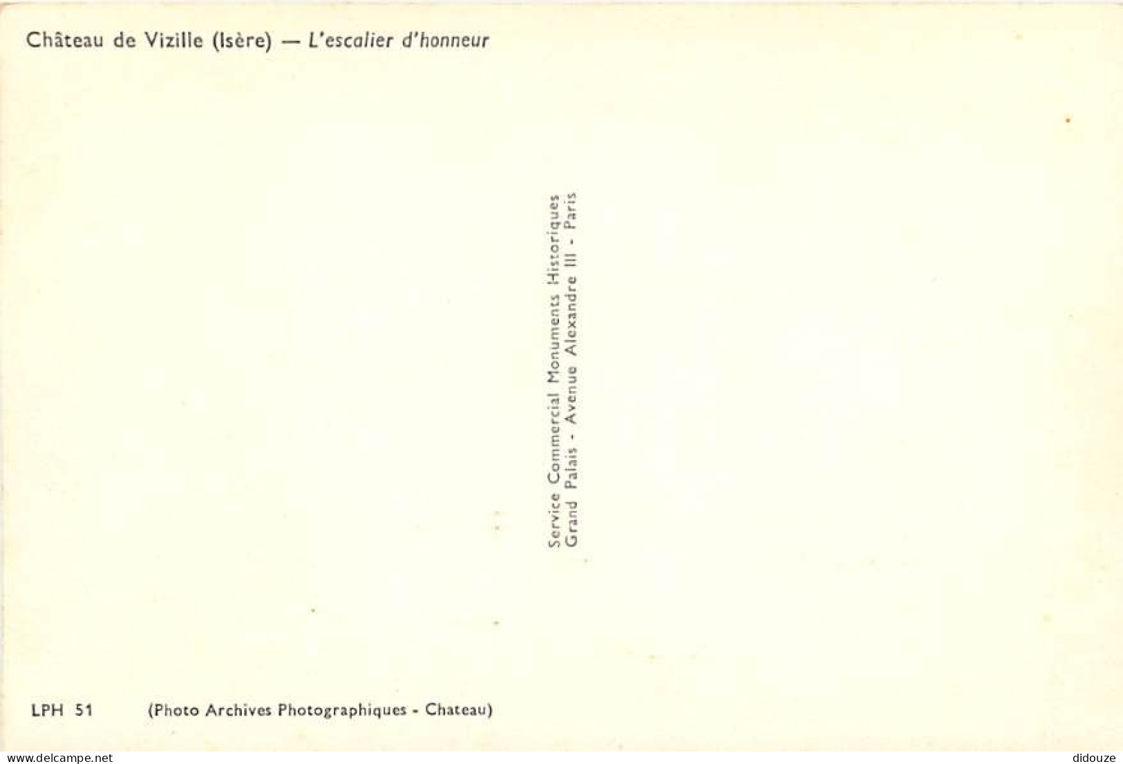 38 - Vizille - Le Château - L'escalier D'honneur - Carte Neuve - CPM - Voir Scans Recto-Verso - Vizille