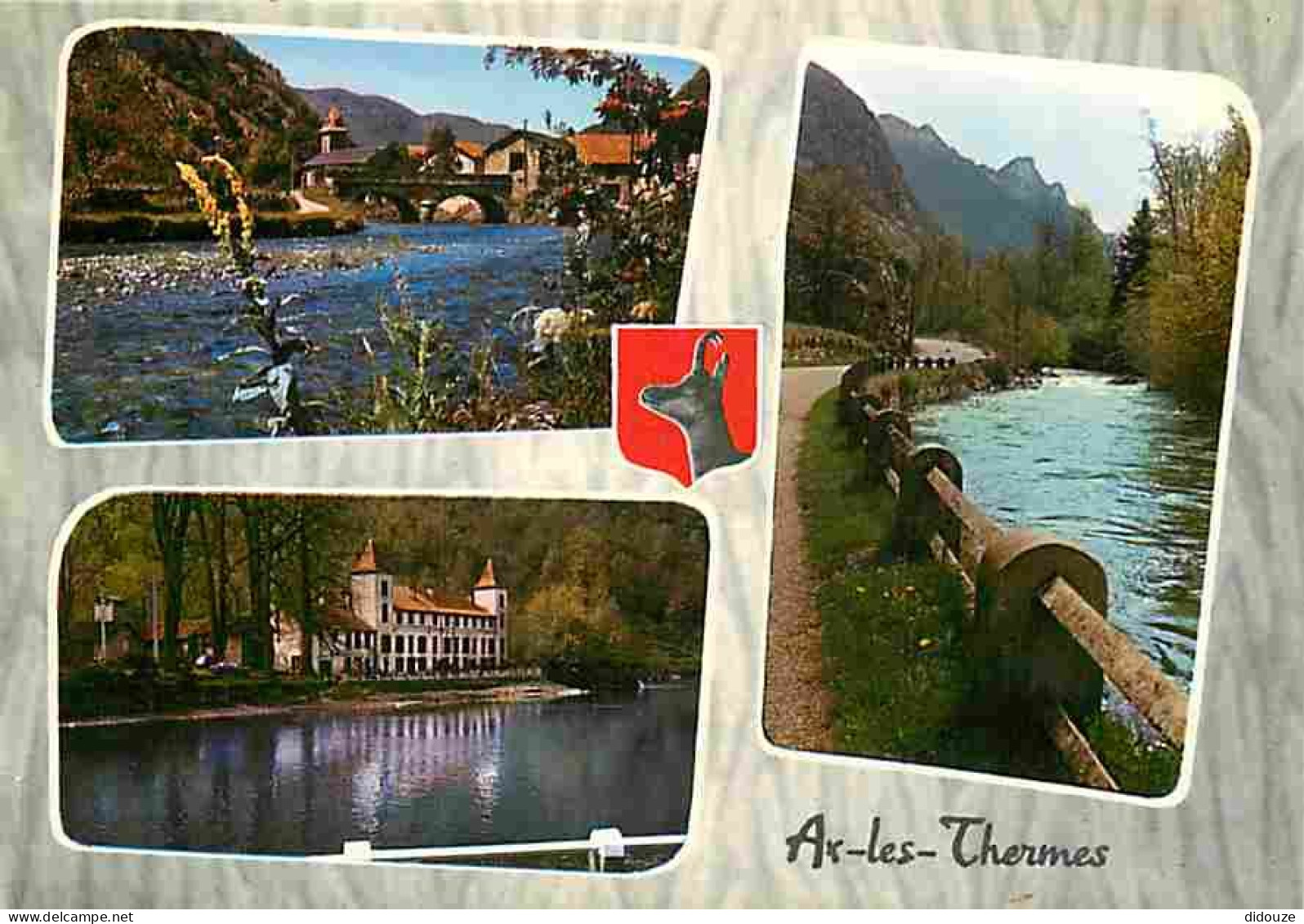 09 - Ax Les Thermes - Multivues - Blasons - CPM - Voir Scans Recto-Verso - Ax Les Thermes