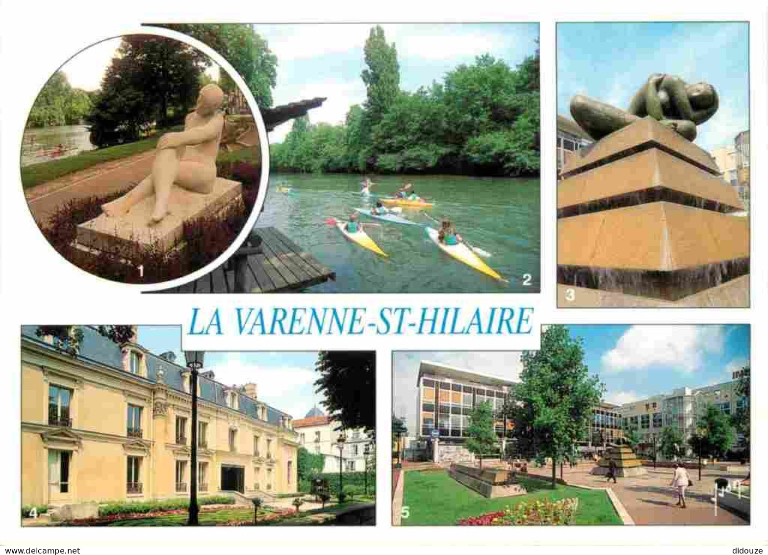 94 - La Varenne Saint Hilaire - Multivues - Sculpture - Statue De Femme Nue Aux Seins Nus - CPM - Voir Scans Recto-Verso - Andere & Zonder Classificatie