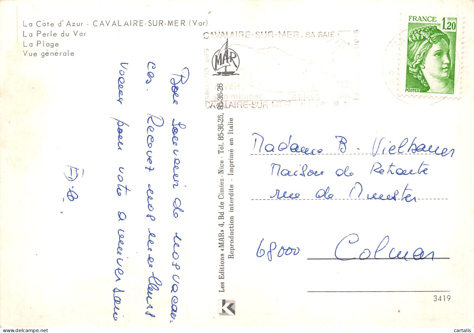 83-CAVALAIRE SUR MER-N°3804-C/0195 - Cavalaire-sur-Mer