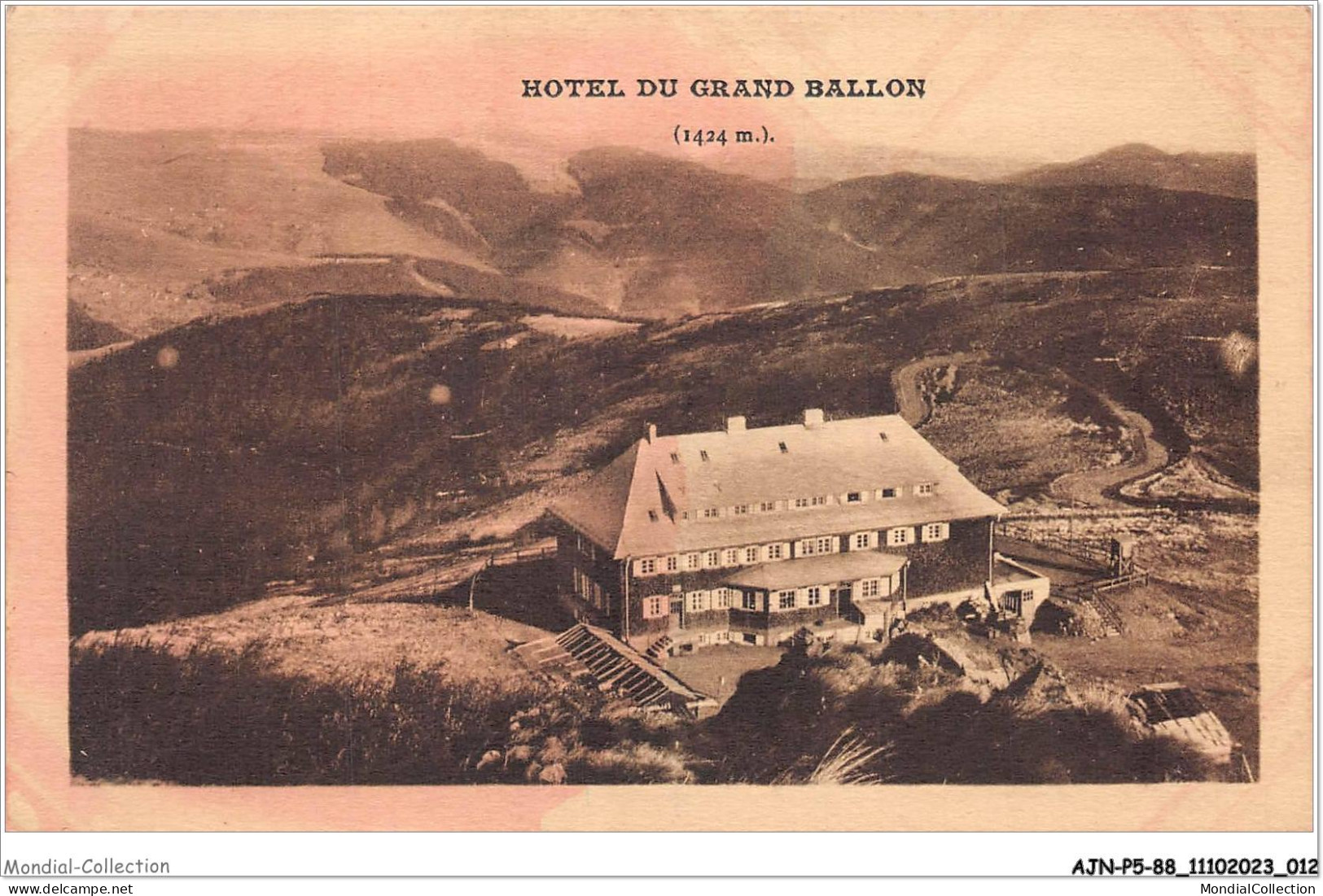 AJNP5-88-0450 - HOTEL DU GRAND-BALLON - Sonstige & Ohne Zuordnung