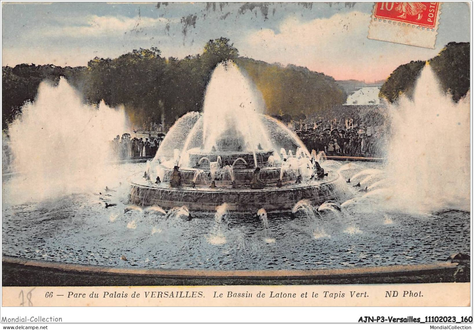 AJNP3-78-0299 - VERSAILLES - Parc Du Palais De Versailles - Le Bassin De Latone Et Le Tapis Vert - Versailles