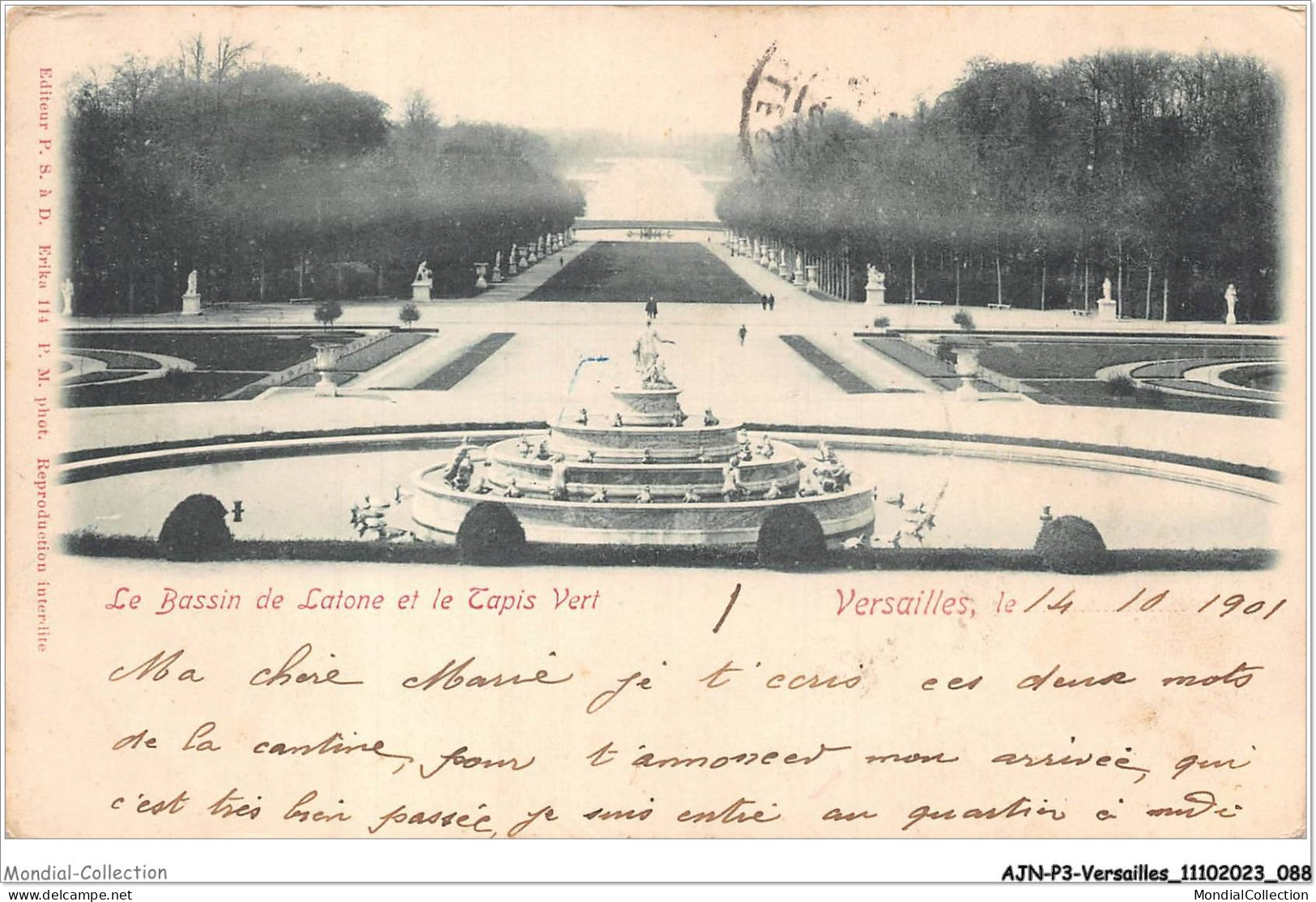 AJNP3-78-0263 - VERSAILLES - Le Bassin De Latone Et Le Tapis Vert - Versailles