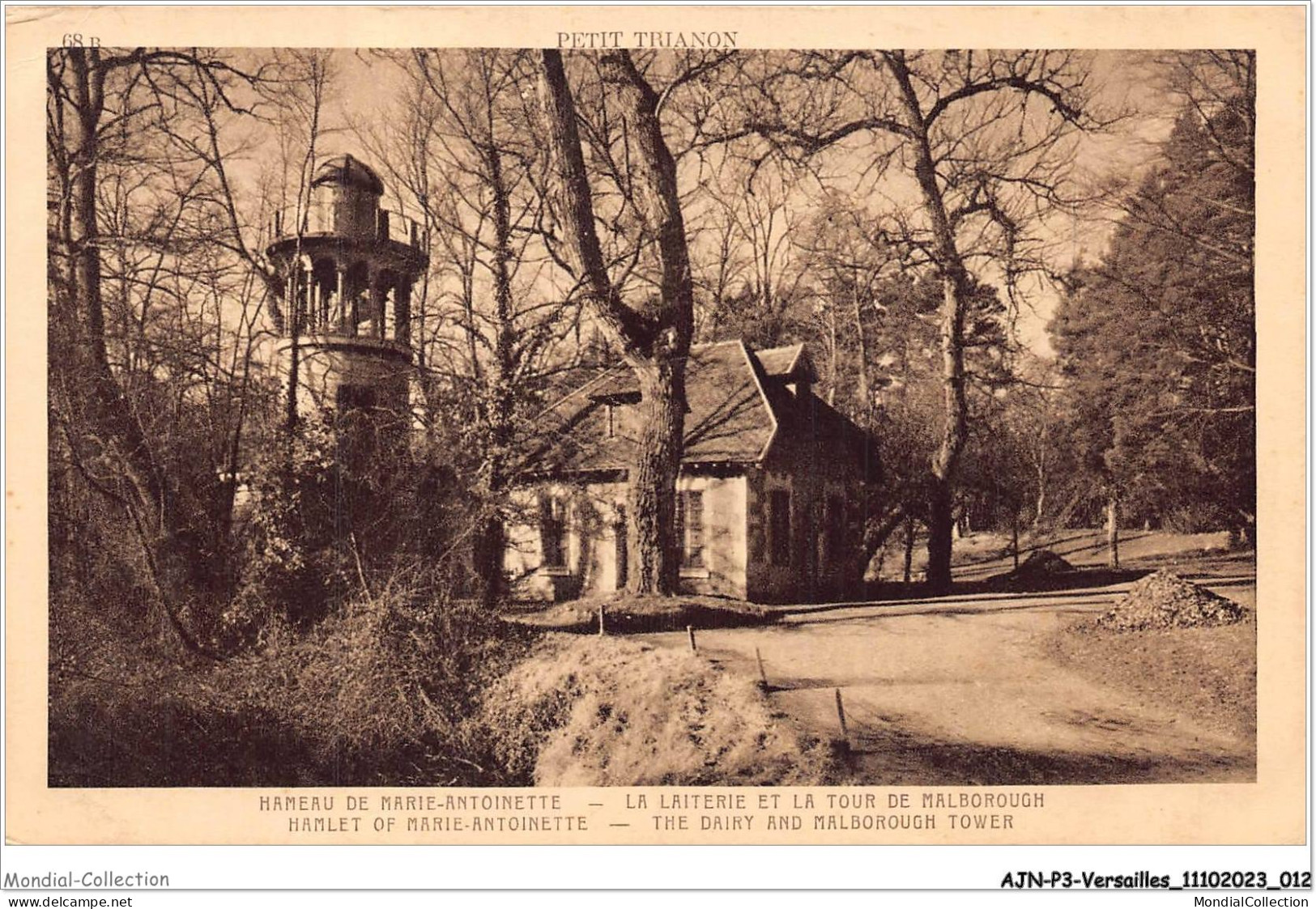 AJNP3-78-0225 - VERSAILLES - Hameau De Marie-antoinette - La Laiterie Et La Tour De Malborough - Versailles