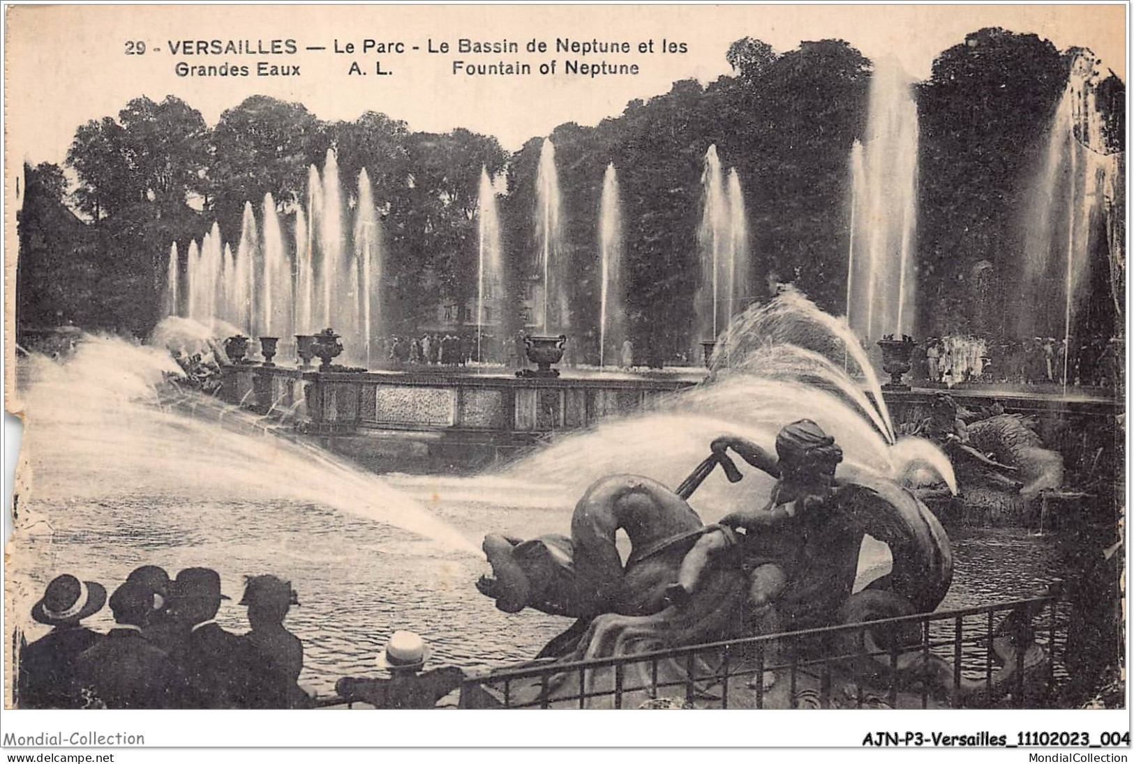 AJNP3-78-0221 - VERSAILLES - Le Parc - Le Bassin De Neptune Et Les Grandes Eaux - Versailles