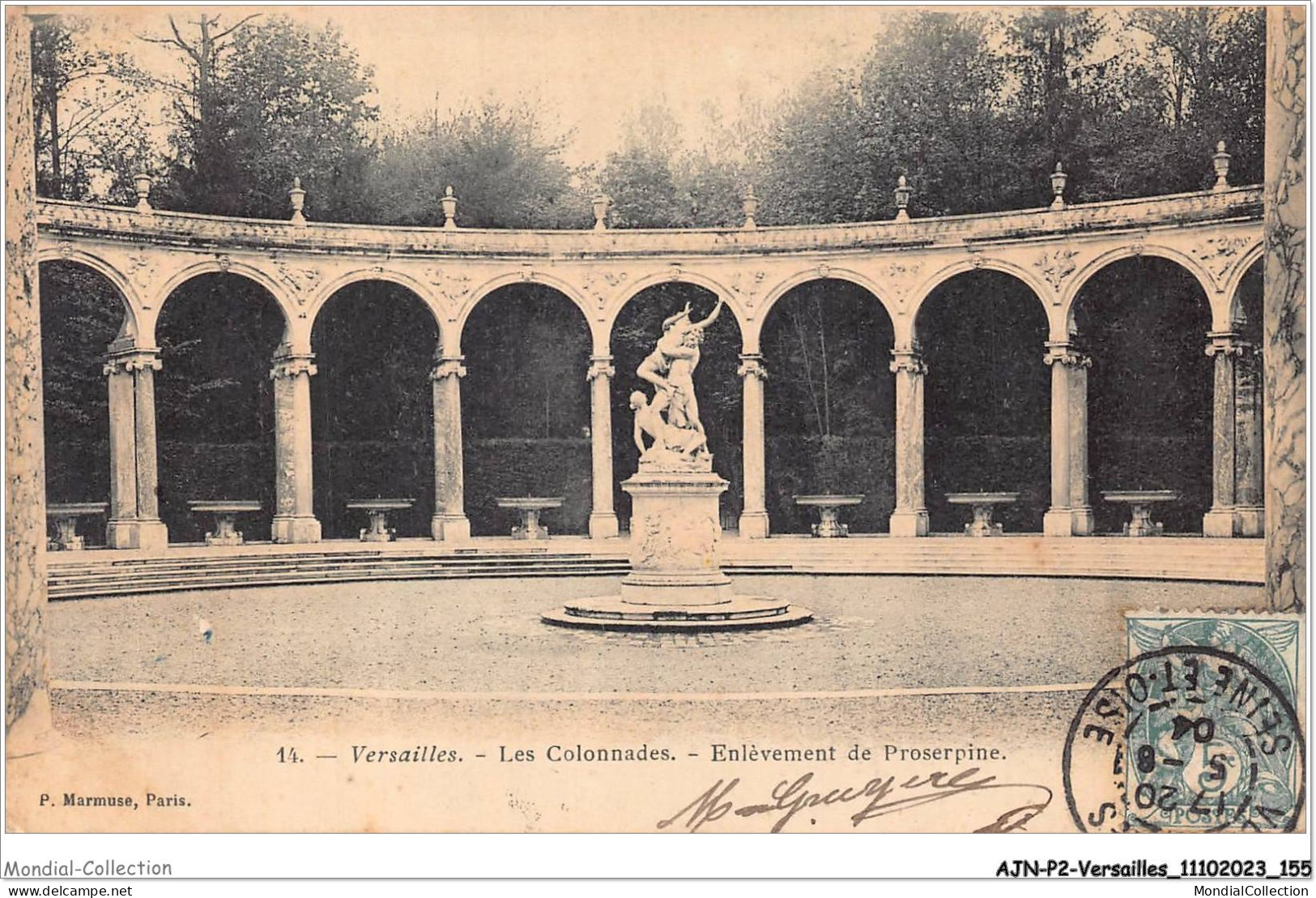 AJNP2-78-0189 - VERSAILLES - Les Colonnades - Enlèvement De Proserpine - Versailles