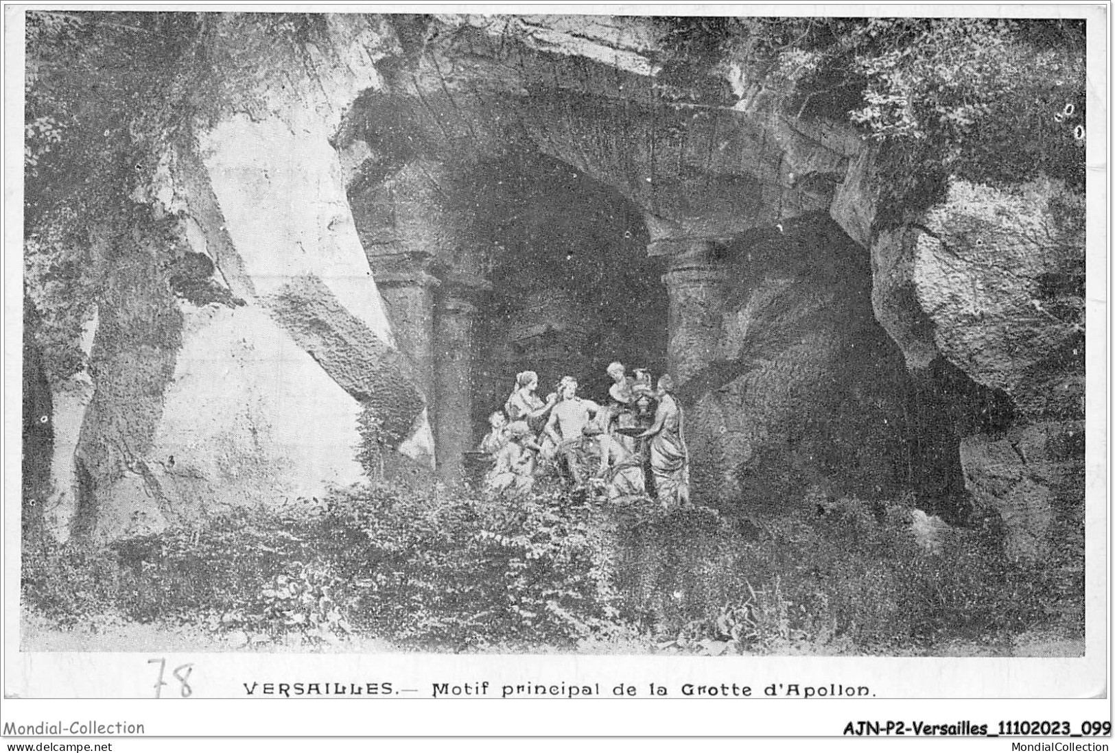 AJNP2-78-0161 - VERSAILLES - Motif Principal De La Grotte D'apollon - Versailles