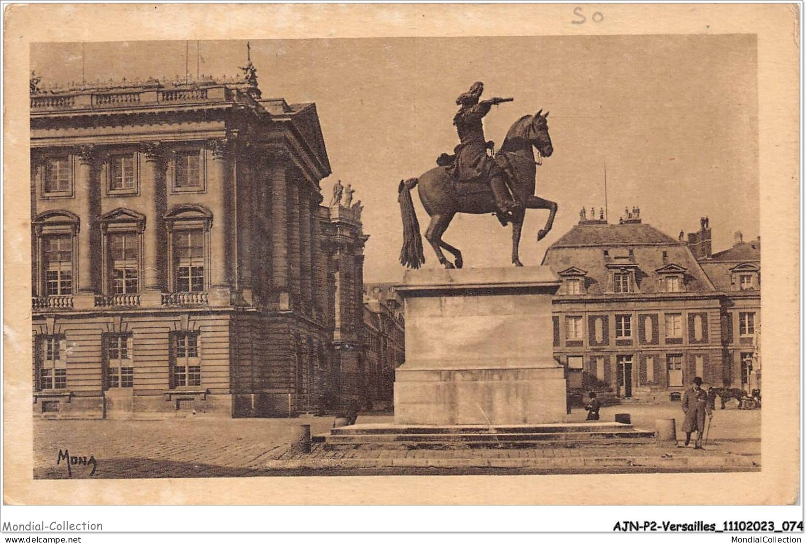 AJNP2-78-0149 - VERSAILLES - La Statue équestre De Louis Xiv - Versailles