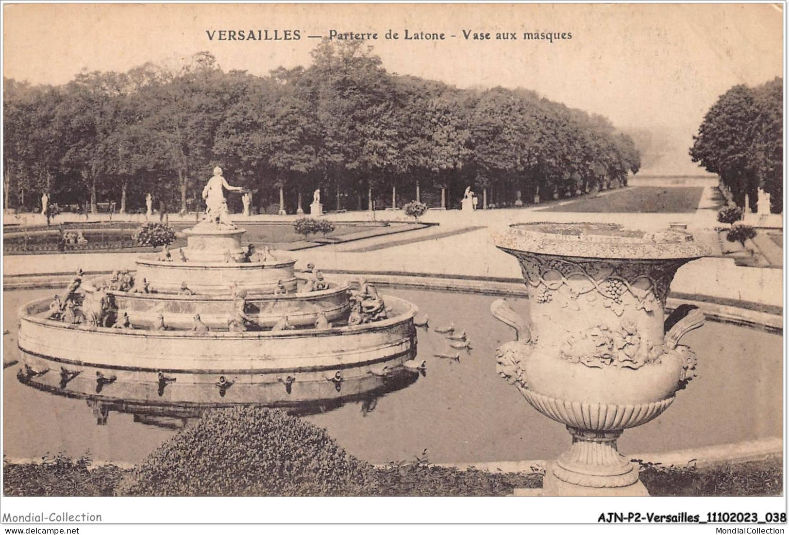 AJNP2-78-0131 - VERSAILLES - Parterre De Latone - Vase Aux Masques - Versailles