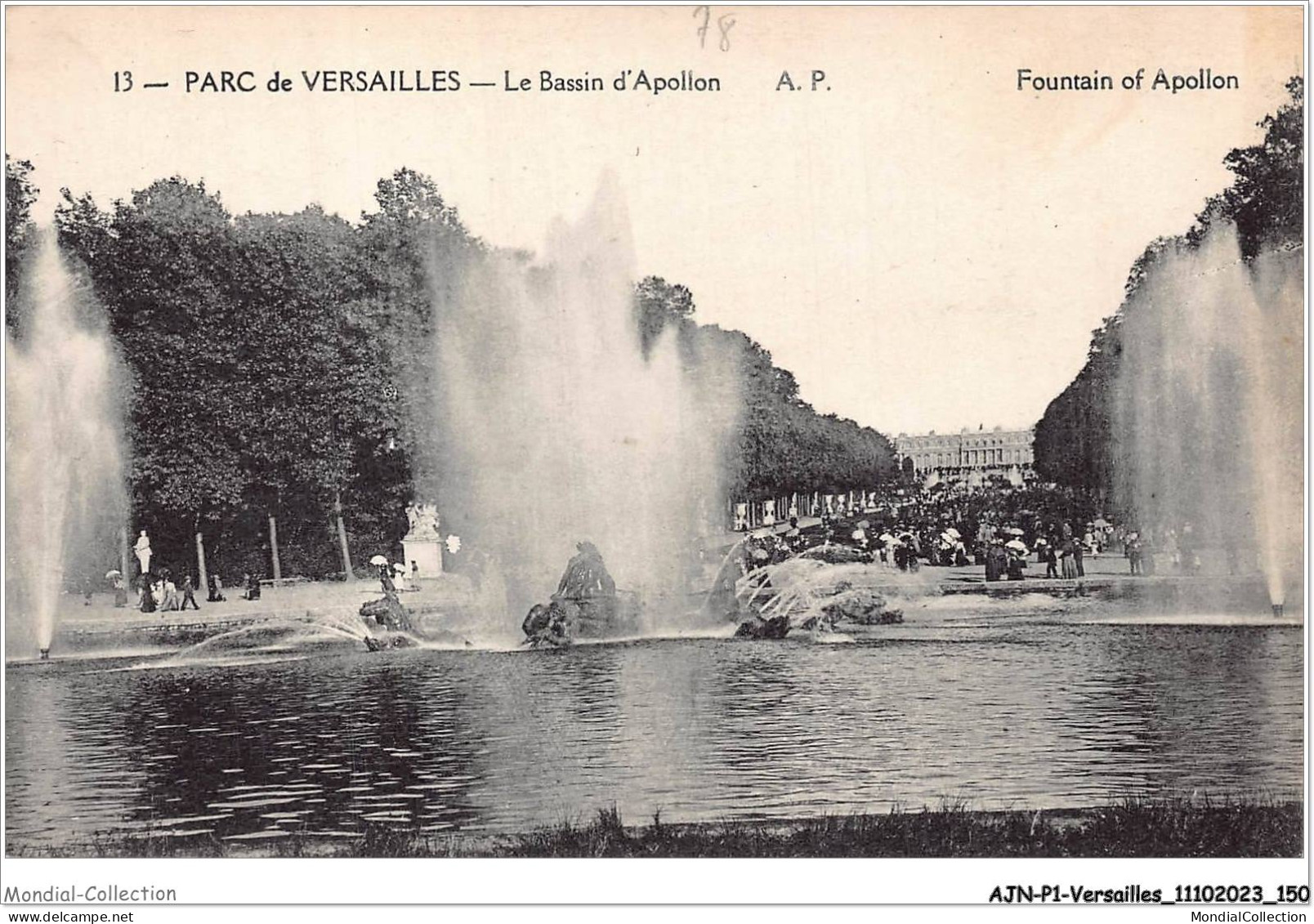 AJNP1-78-0076 - VERSAILLES - Parc De Versailles - Le Bassin D'apollon - Versailles