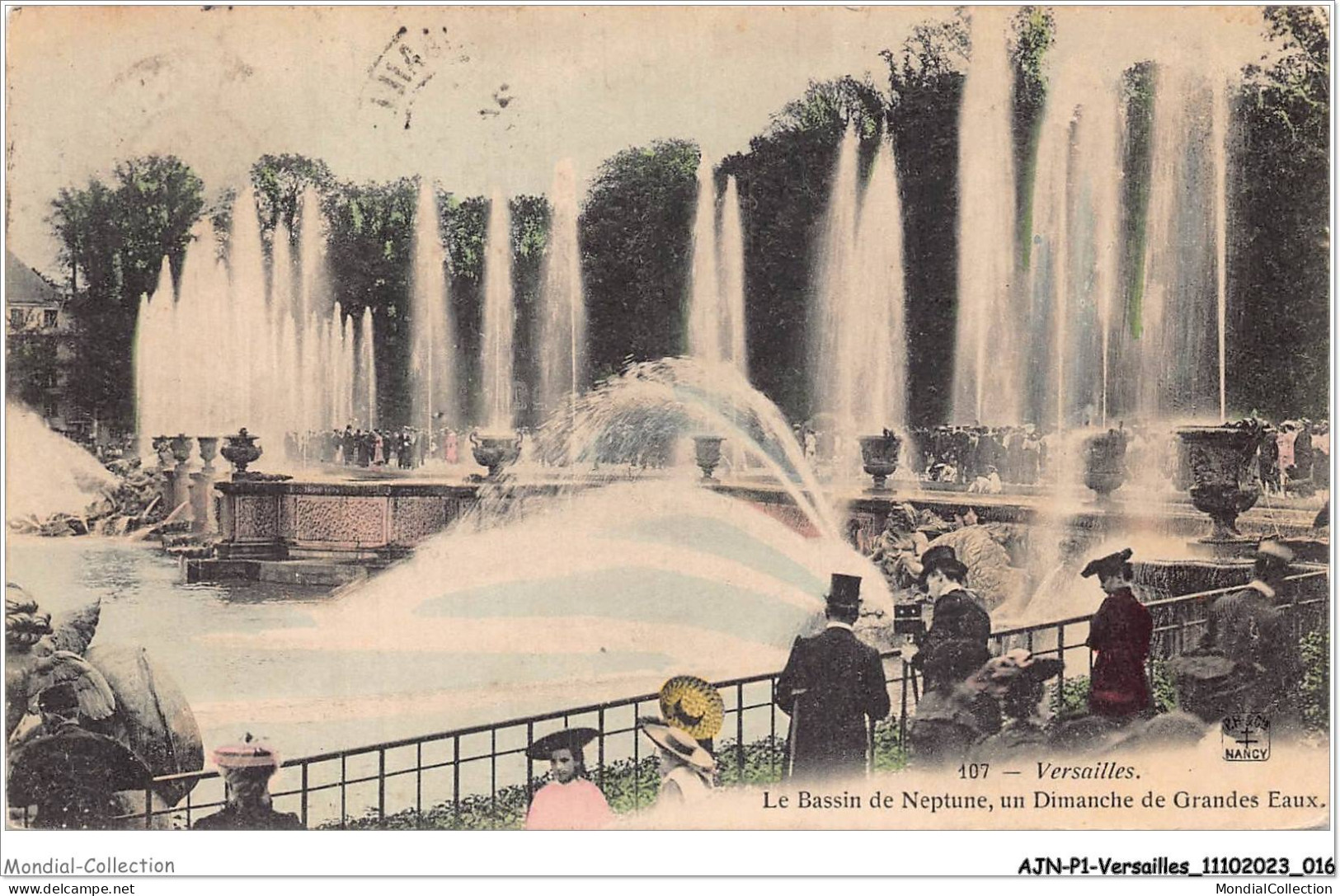 AJNP1-78-0009 - VERSAILLES - Le Bassin De Neptune - Un Dimanche De Grands Eaux - Versailles