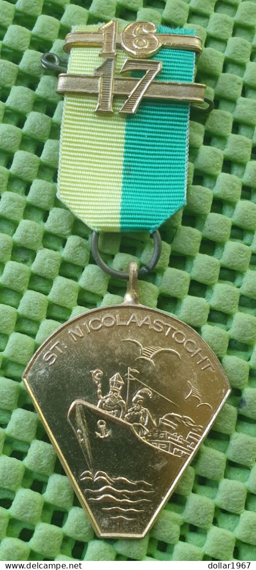 Medaile   :  Sint Nicolaas Mars / Sinterklaas - 16 + 17 -  Original Foto  !!  Medallion  Dutch / Saint Nicholas - Other & Unclassified