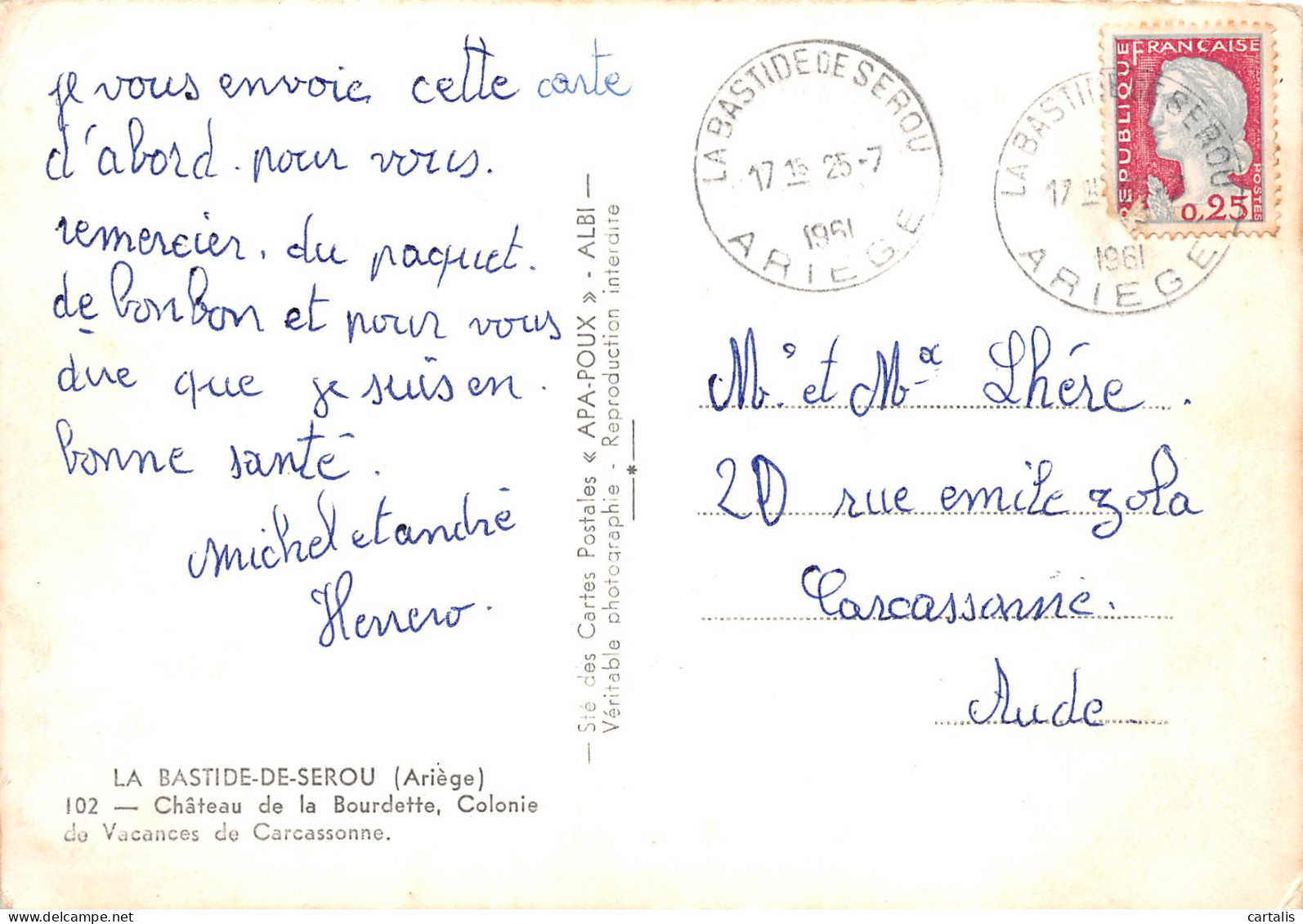 09-LA BASTIDE DE SEROU-N°3805-A/0397 - Andere & Zonder Classificatie