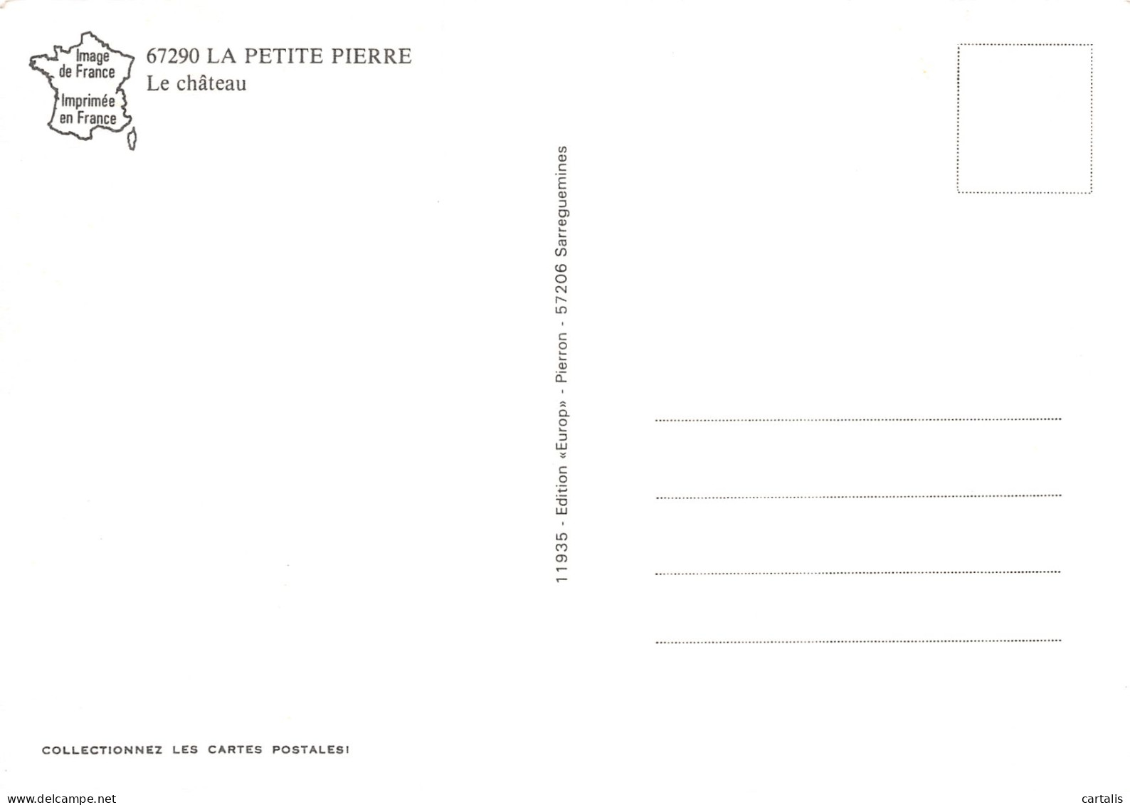 67-LA PETITE PIERRE-N°3805-A/0315 - La Petite Pierre