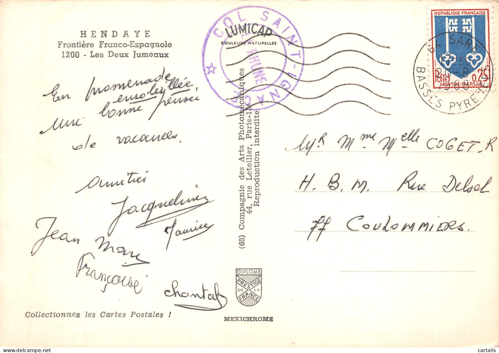 64-HENDAYE-N°3805-A/0197 - Hendaye