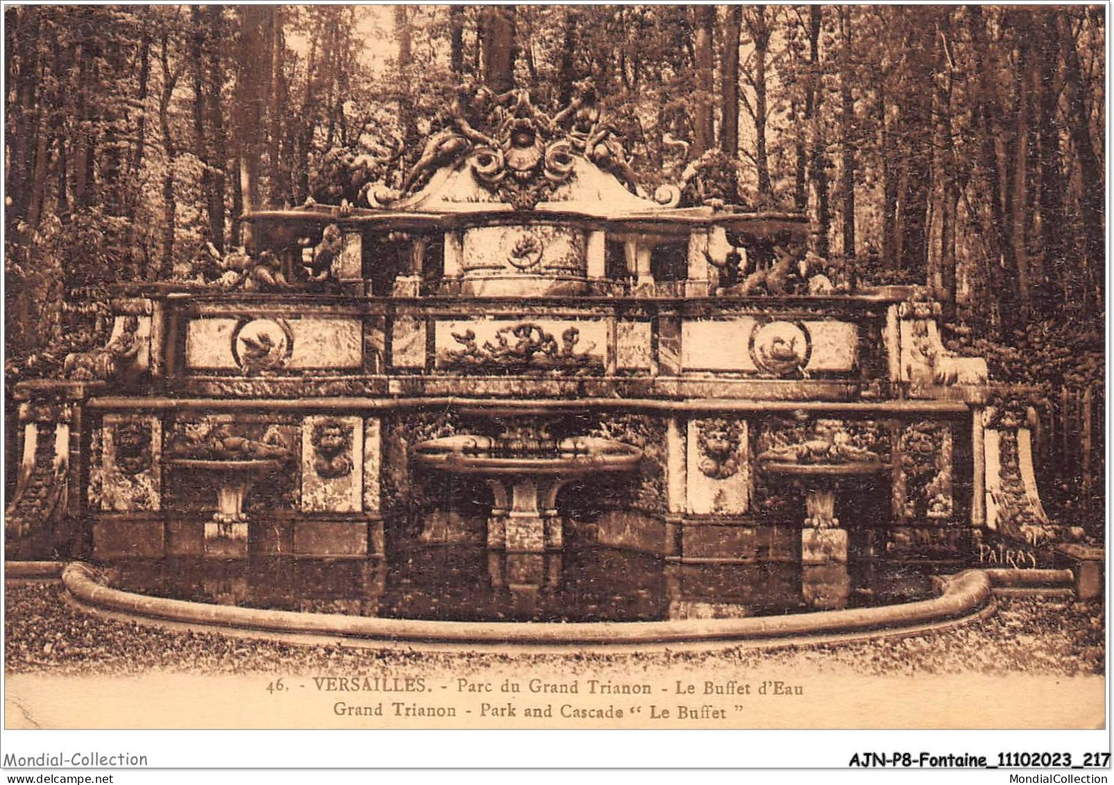 AJNP8-0962 - FONTAINE - Versailles - Parc Du Grand Trianon - Le Buffet D'eau - Otros & Sin Clasificación