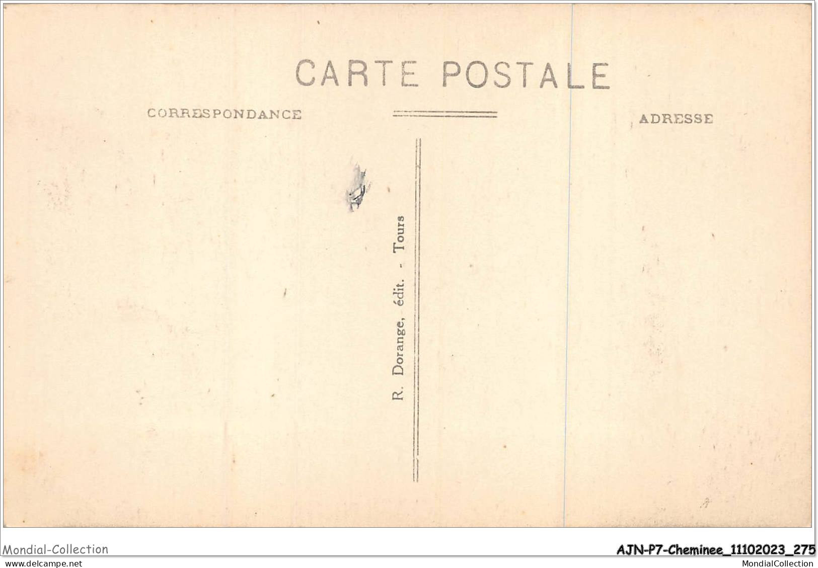 AJNP7-0842 - CHEMINEE - Amboise - Le Château - Cheminée De La Salle Des Etats - Altri & Non Classificati