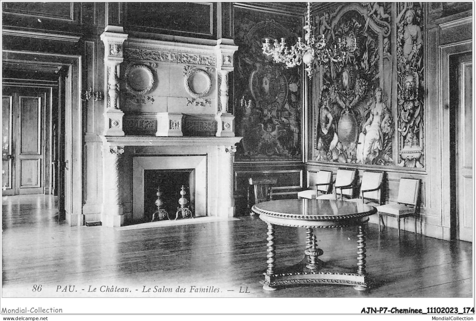 AJNP7-0792 - CHEMINEE - Pau - Le Château - Le Salon Des Familles - Altri & Non Classificati