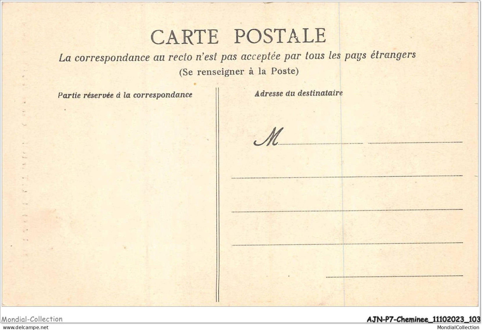 AJNP7-0756 - CHEMINEE - Château De Chaumont-sur-loire - Cheminée De La Salle à Manger - Andere & Zonder Classificatie