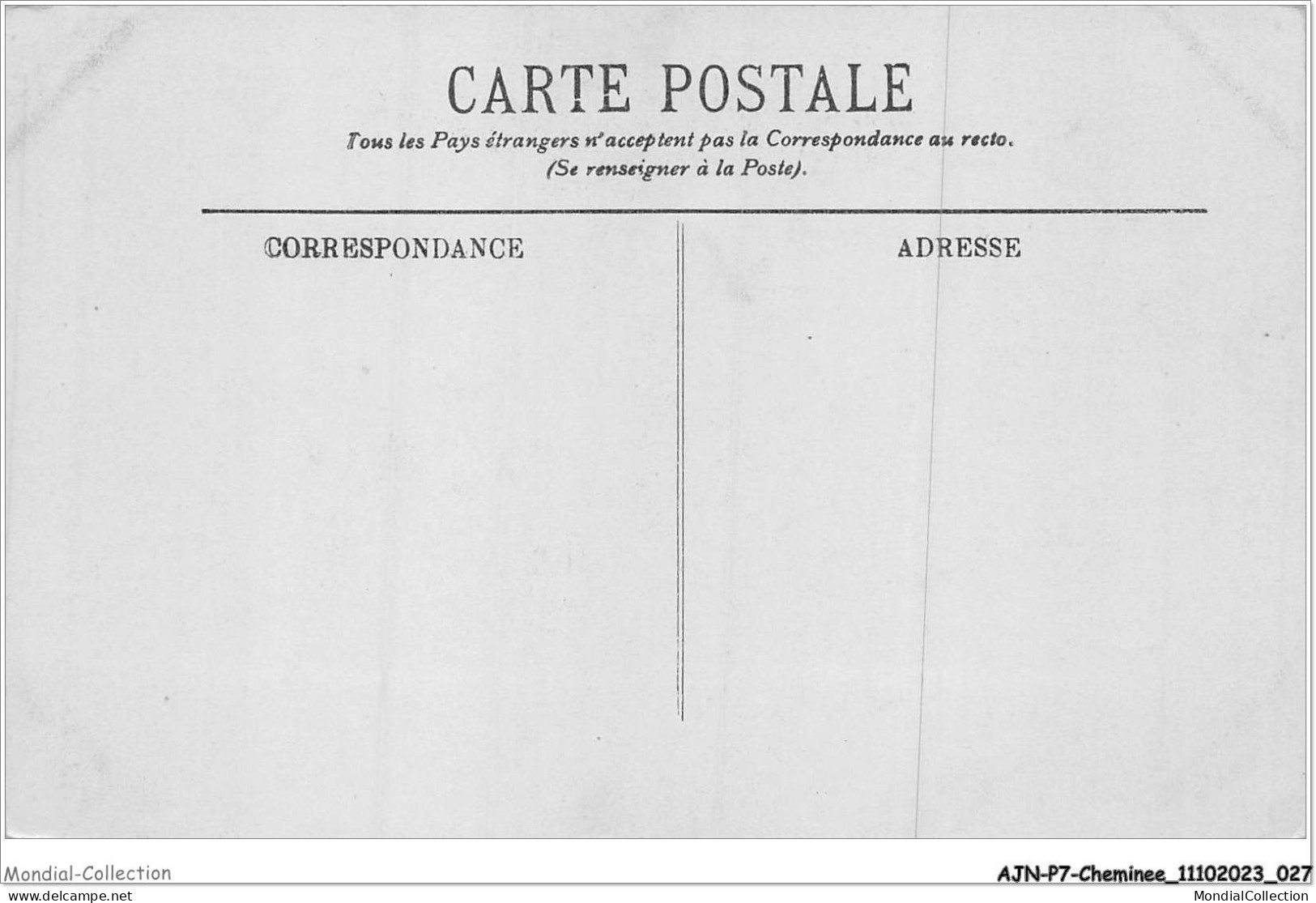 AJNP7-0718 - CHEMINEE - Rambouillet - Le Château - La Cheminée Et Baromètre Louis Xv - Andere & Zonder Classificatie