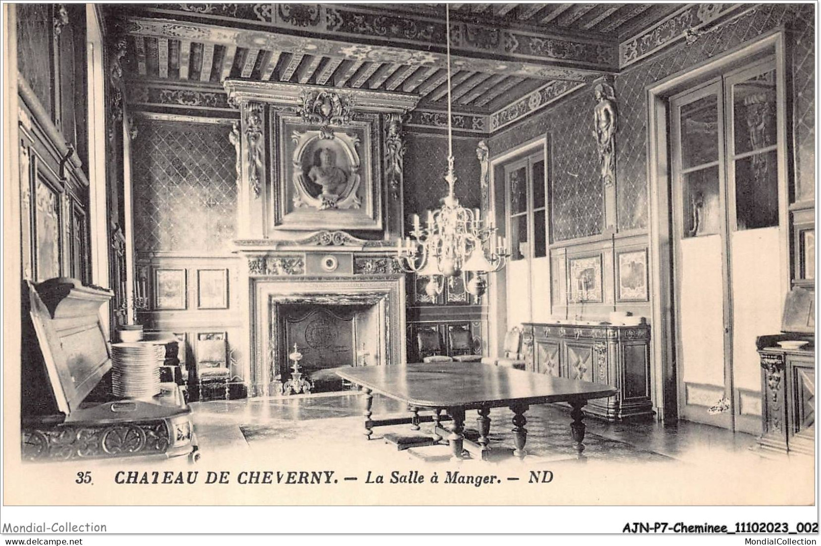 AJNP7-0706 - CHEMINEE - Château De Cheverny - La Salle à Manger - Otros & Sin Clasificación