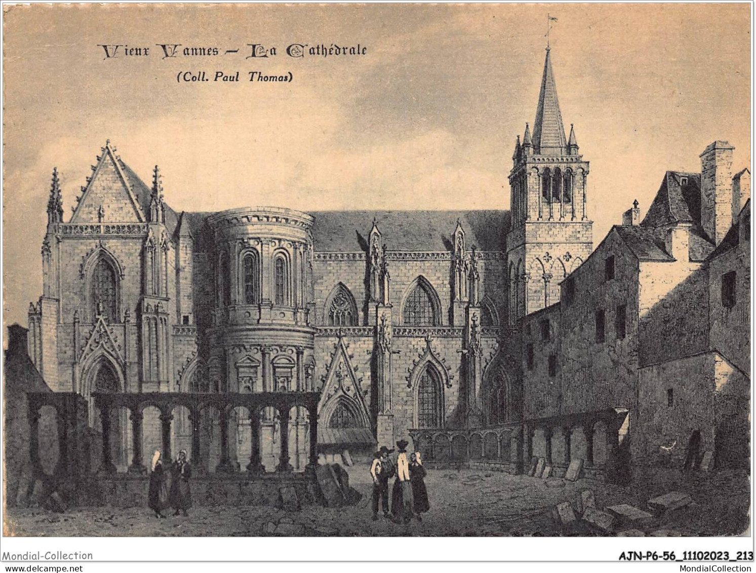 AJNP6-56-0698 - VIEUX VANNES - La Cathédrale - Vannes