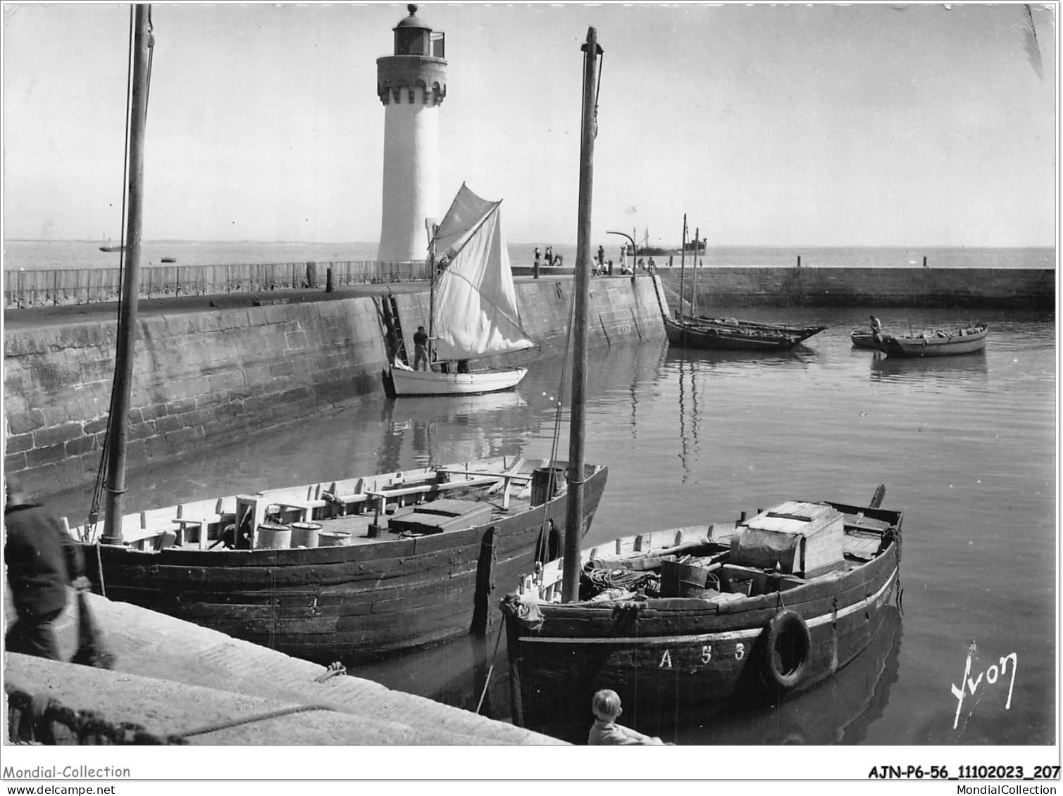 AJNP6-56-0695 - QUIBERON - Les Jetées De Port-haliguen - Quiberon