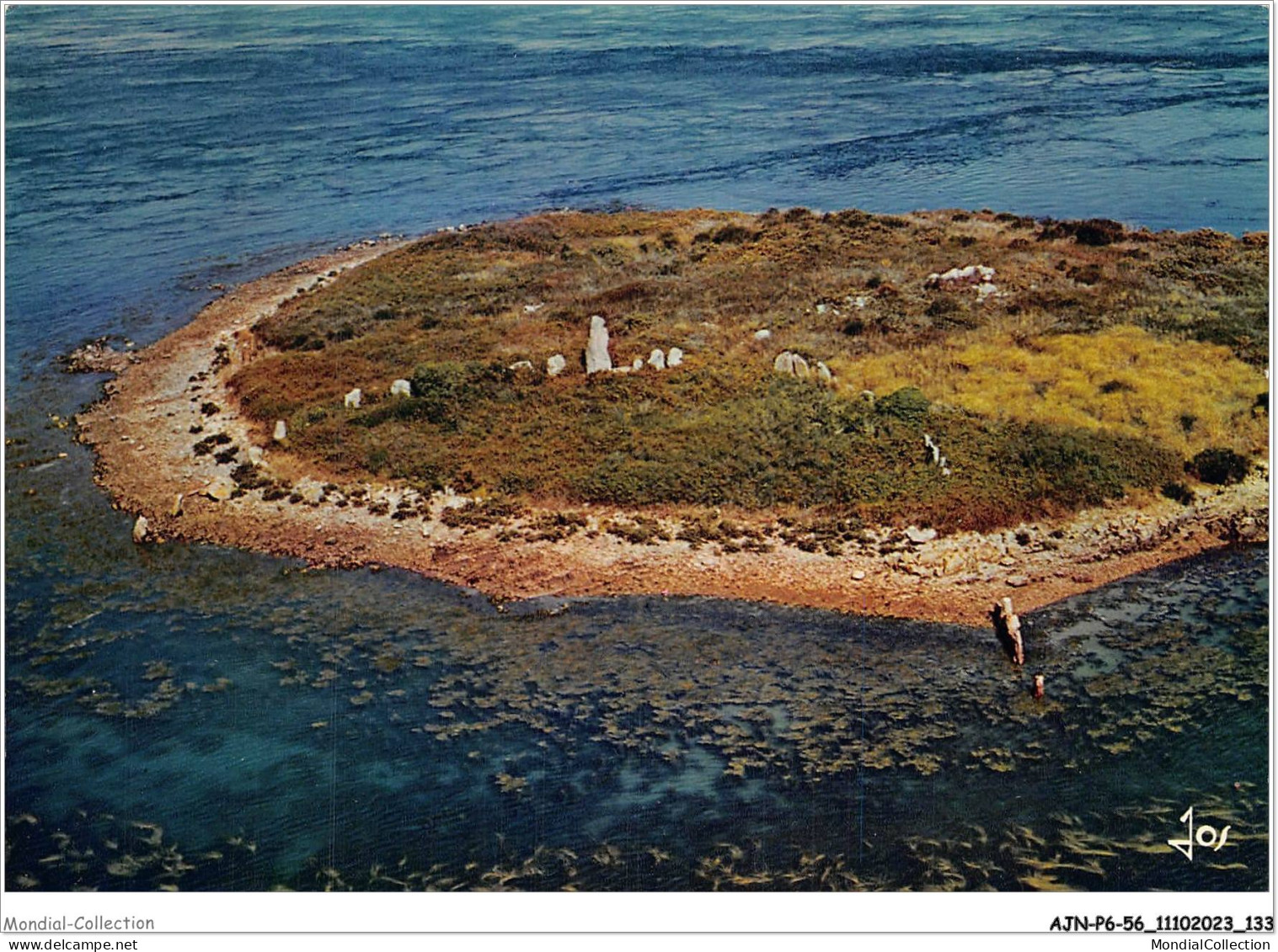 AJNP6-56-0658 - LE GOLFE DU MORBIHAN - L'île D'er Lanic Et Son Double Cromlec'h - Other & Unclassified
