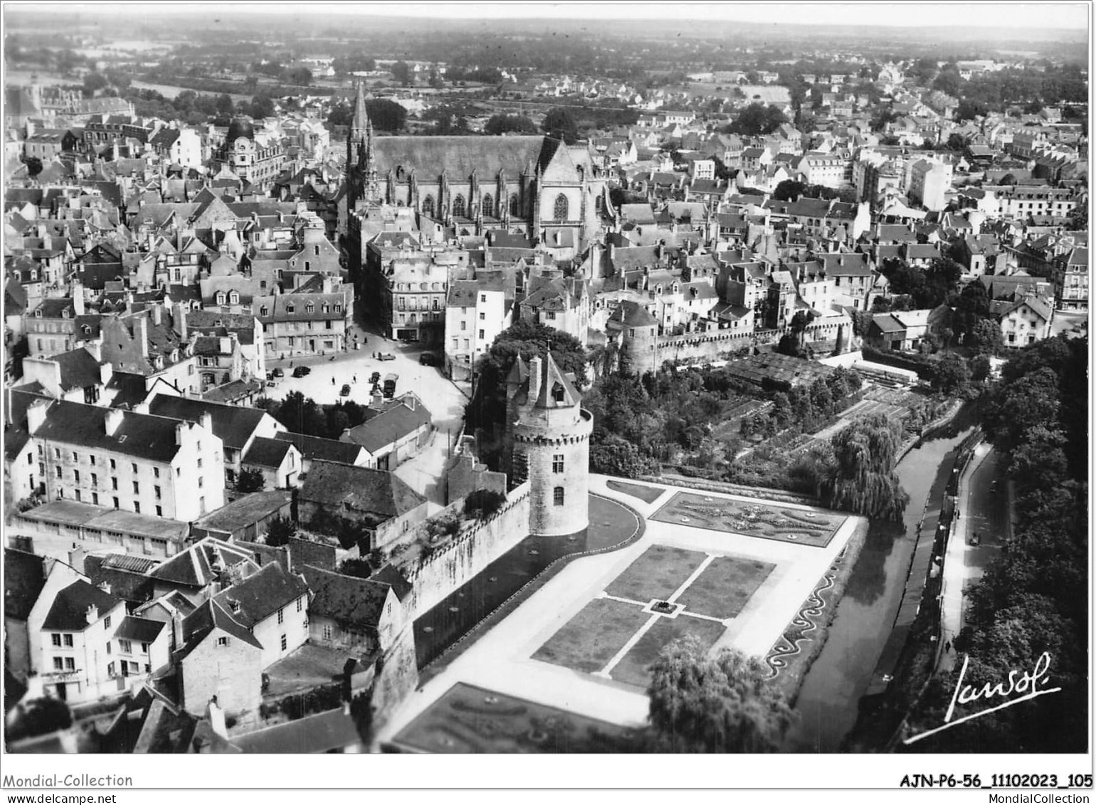 AJNP6-56-0644 - VANNES - Vue Aérienne - Vannes