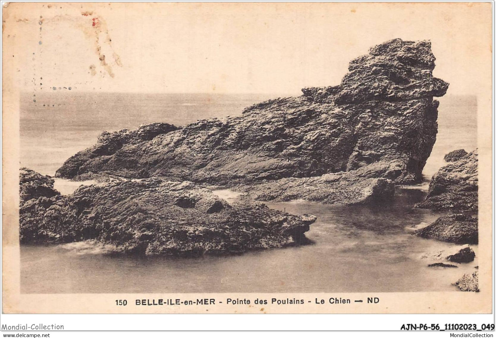 AJNP6-56-0616 - BELLE-ILE-EN-MER - Pointe Des Poulains - Le Chien - Belle Ile En Mer