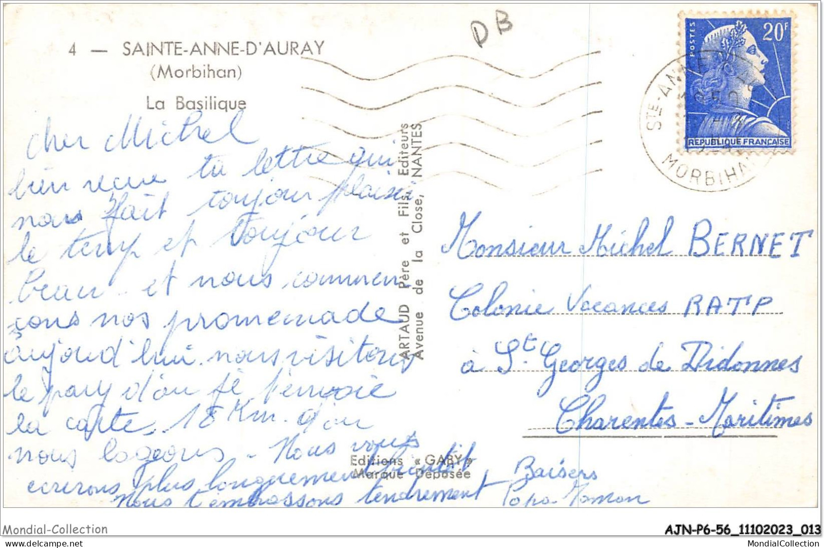 AJNP6-56-0598 - SAINTE-ANNE-D'AURAY - La Basilique - Sainte Anne D'Auray