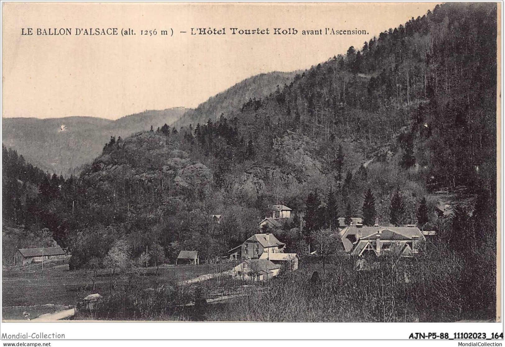 AJNP5-88-0526 - BALLON D'ALSACE - L'hôtel Tourtet Kolb Avant L'ascension - Altri & Non Classificati