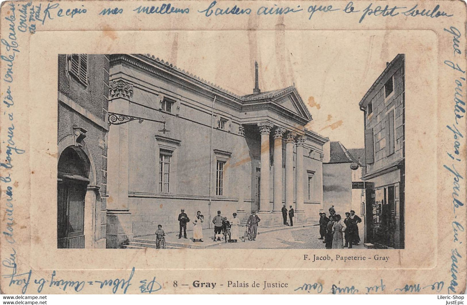 [70]  Gray - Palais De Justice Cpa 1910  ( ͡◕ ͜ʖ ͡◕) ♦ - Gray