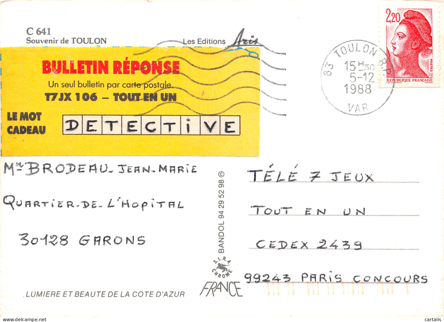 83-TOULON-N°3805-D/0329 - Toulon