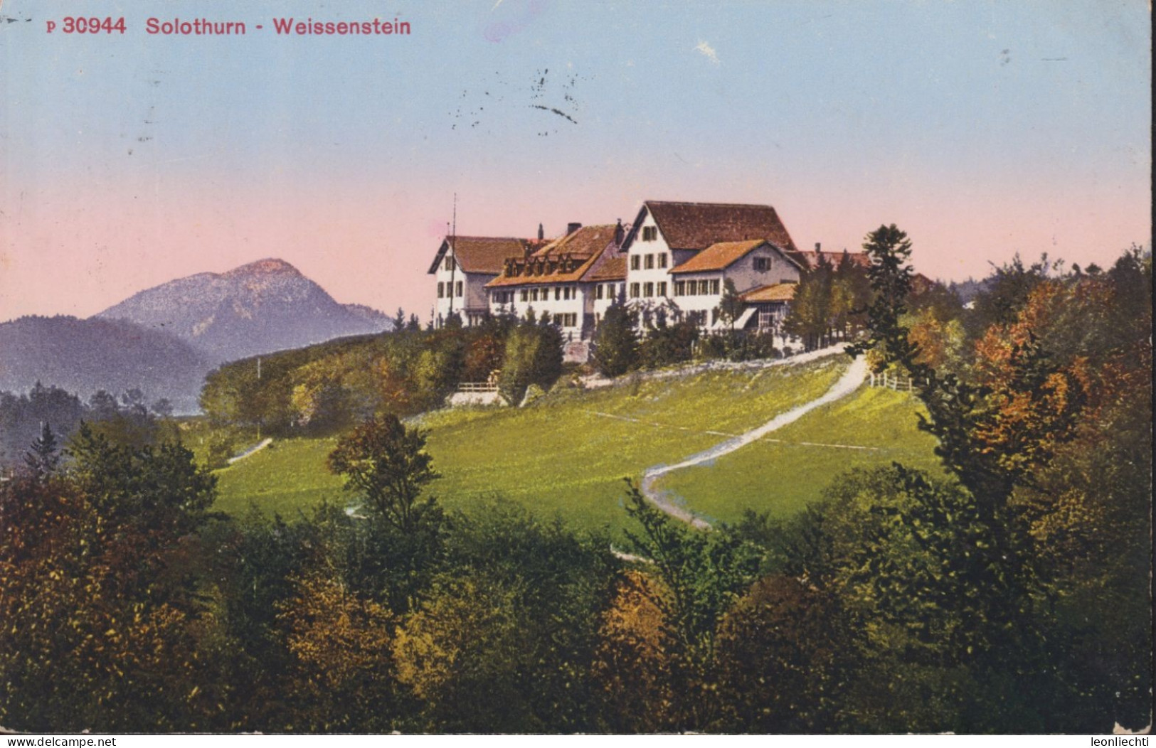 AK, Solothurn, Weissenstein ⵙ Solothurn 8.Vlll.16, Zum: 125lll, Mi: 113lll Tell Knabe - Soleure