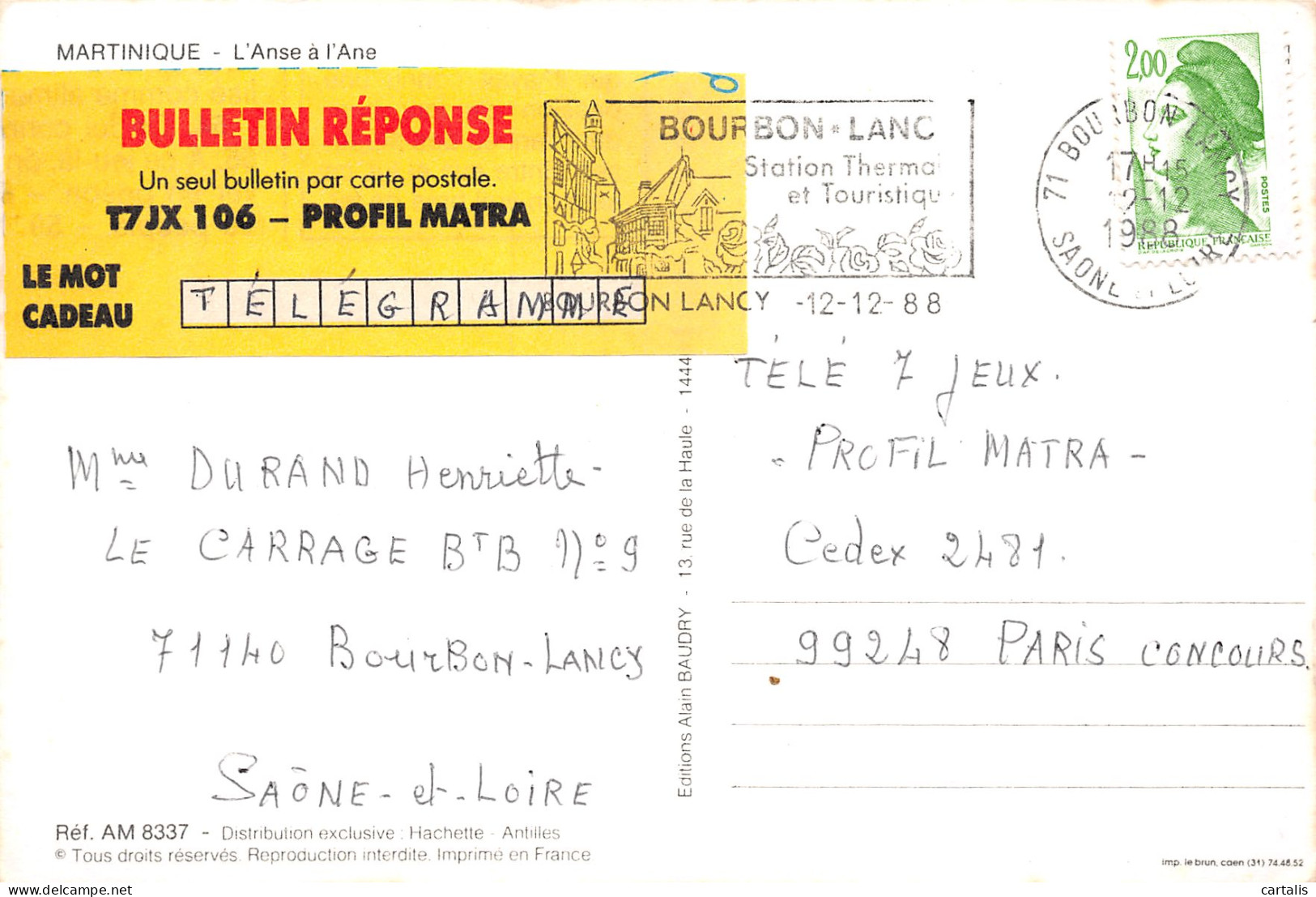 972-MARTINIQUE-N°3805-C/0281 - Other & Unclassified