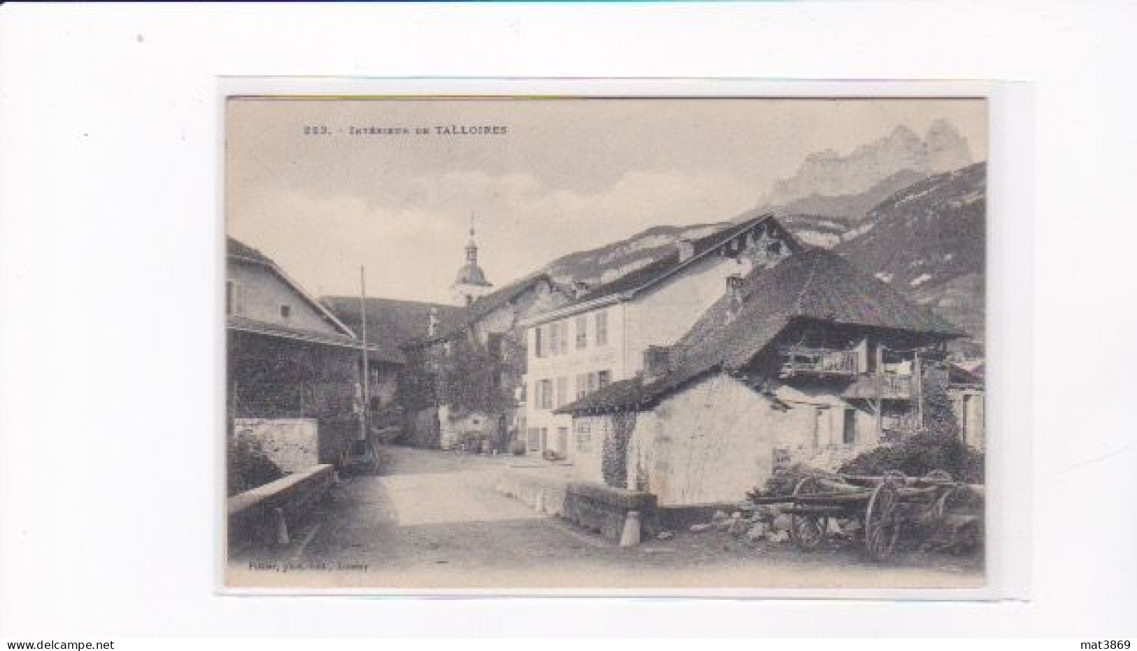 TALLOIRES 74 - Talloires