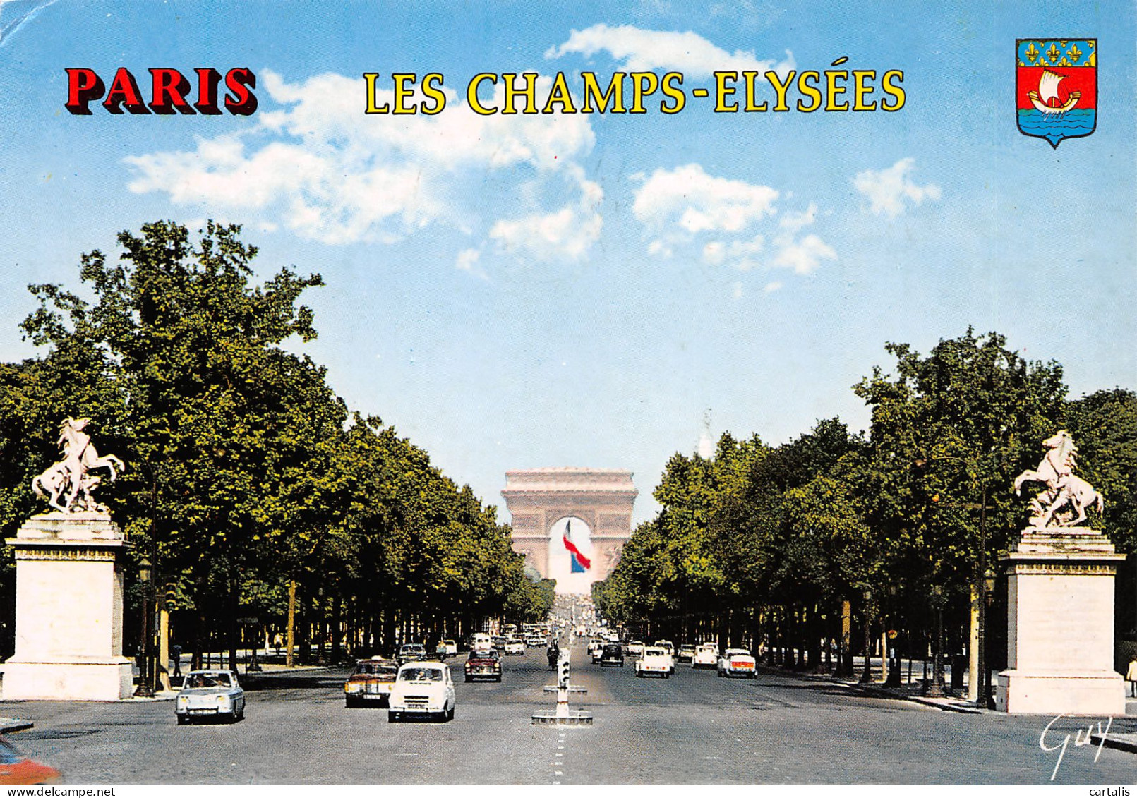 75-PARIS LES CHAMPS ELYSEES-N°3805-C/0049 - Autres & Non Classés