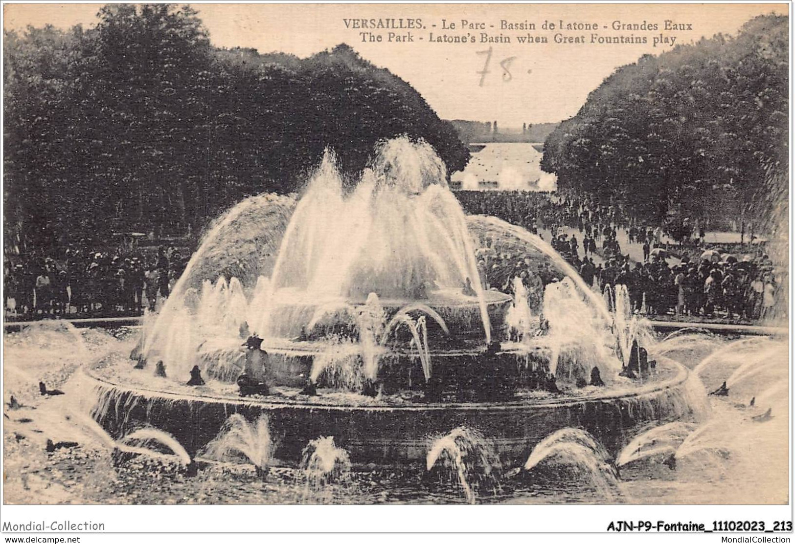 AJNP9-1098 - FONTAINE - Versailles - Le Parc - Bassin De Latone - Grandes Eaux - Sonstige & Ohne Zuordnung