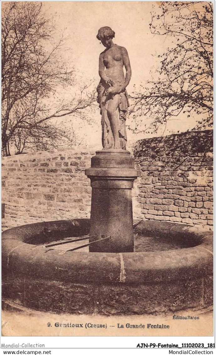 AJNP9-1082 - FONTAINE - Gontioux - La Grande Fontaine - Sonstige & Ohne Zuordnung